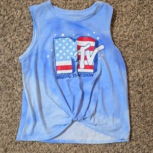 MTV Girls Knotted Tank Top